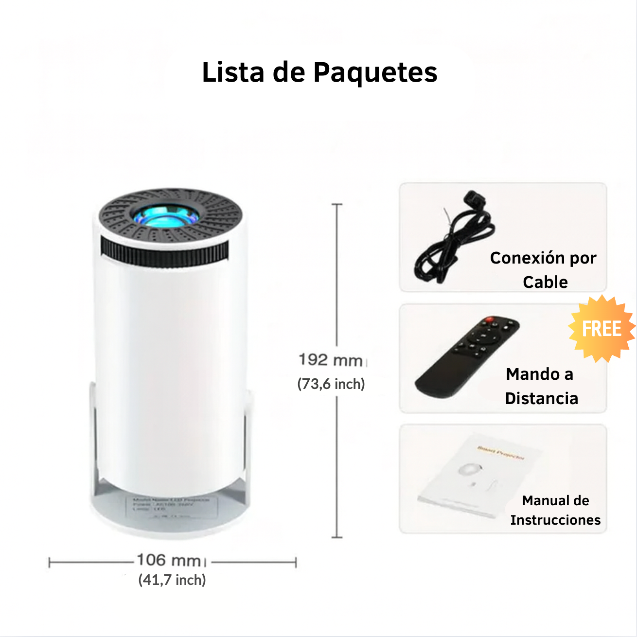 StoryTorch™ - Dispositivo de Proyección 4K