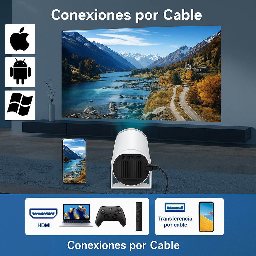 StoryTorch™ - Dispositivo de Proyección 4K