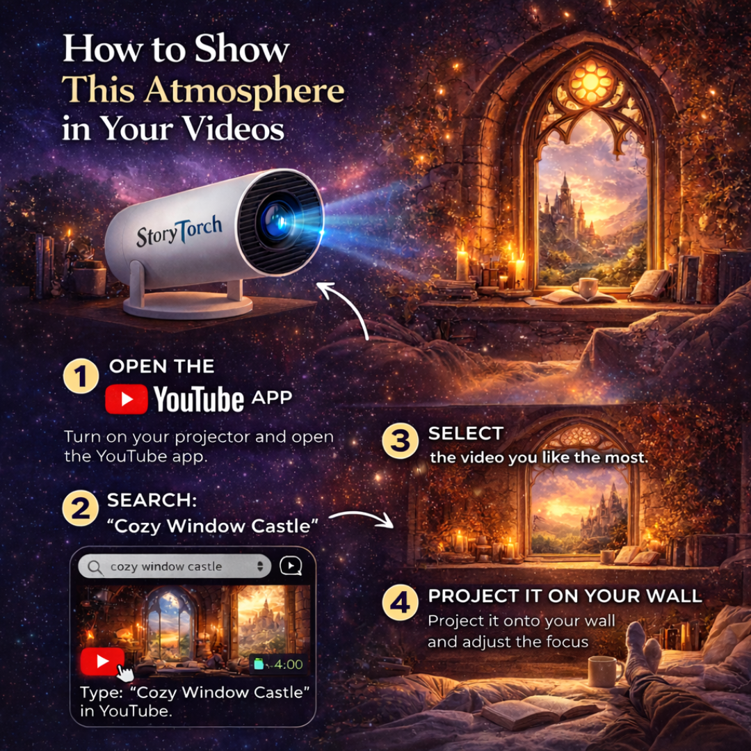 StoryTorch™ - Portable Projector